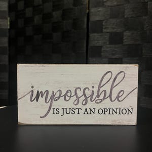 small sign