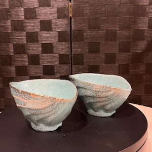 Pair of Turquoise Candle Holders