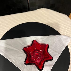 Red Candle Holder