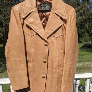Men&#39;s Vintage Leather Jacket Size 42