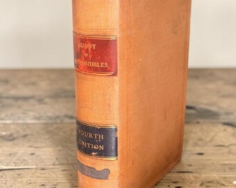 Huddy on Automobiles, Fourth Edition 1916, Antique Law Book, Law of Automobiles, Matthew Bender, Early Automobile Law, Vintage Car Gift