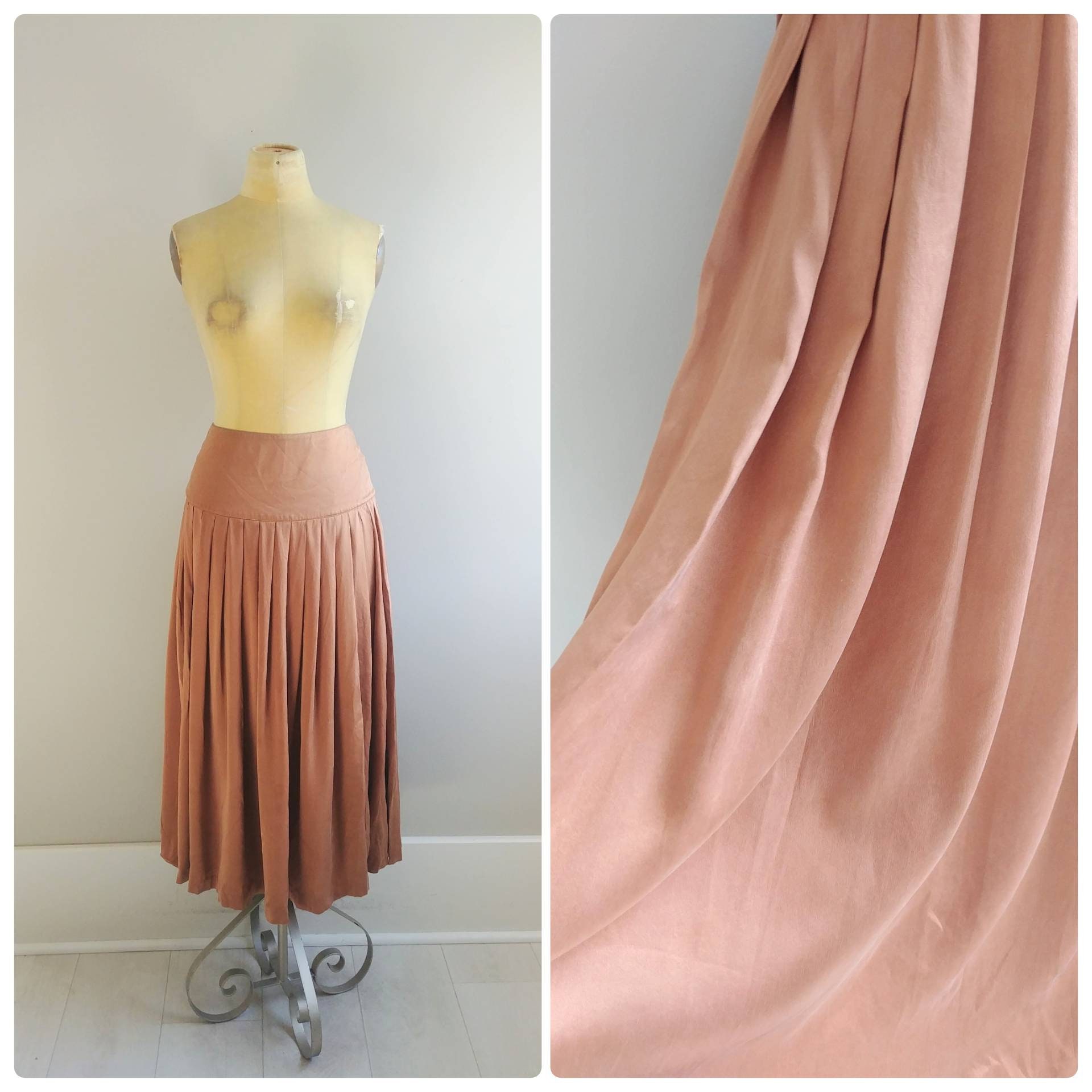 Silk Jersey Skirt Etsy Singapore
