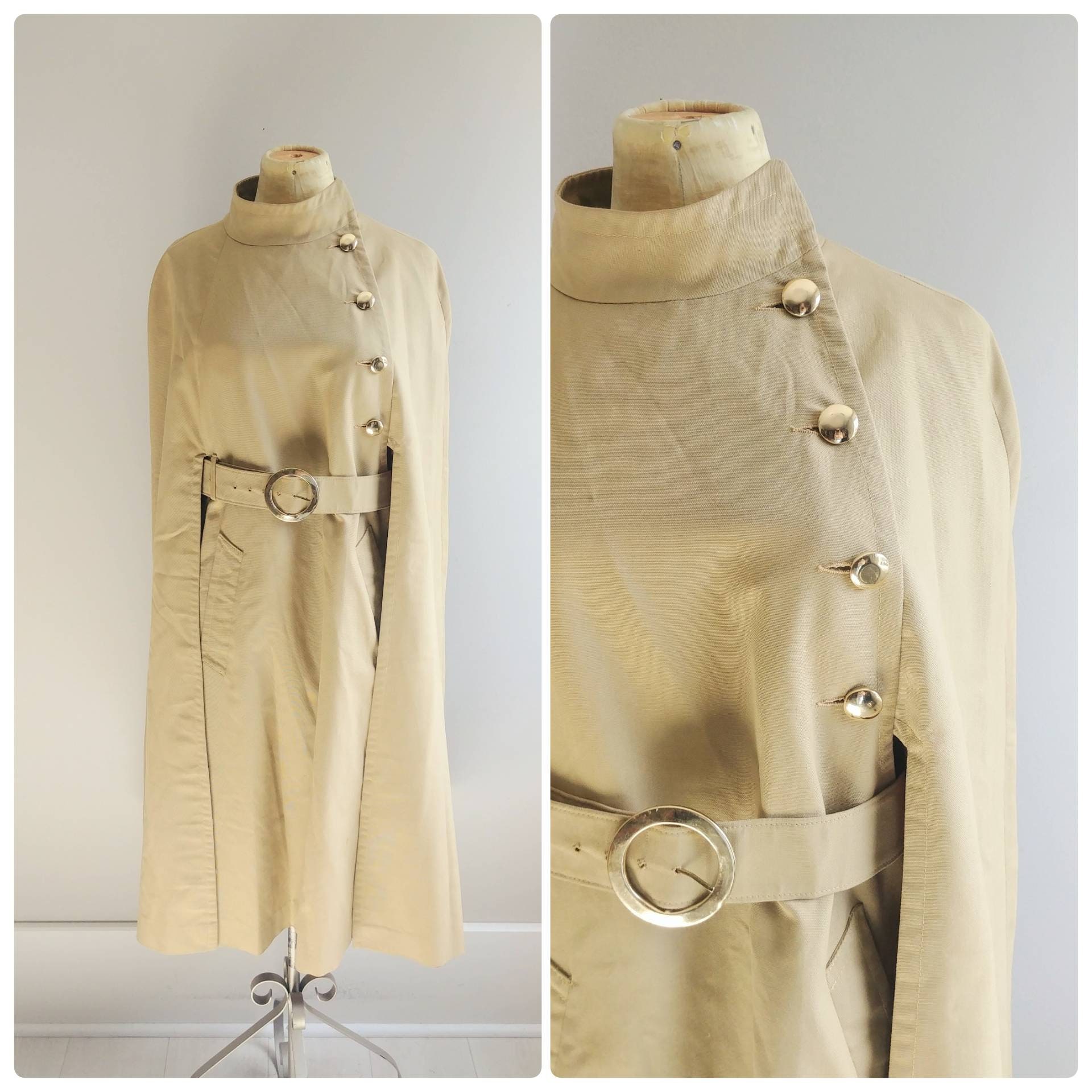 Belted Cape - Etsy
