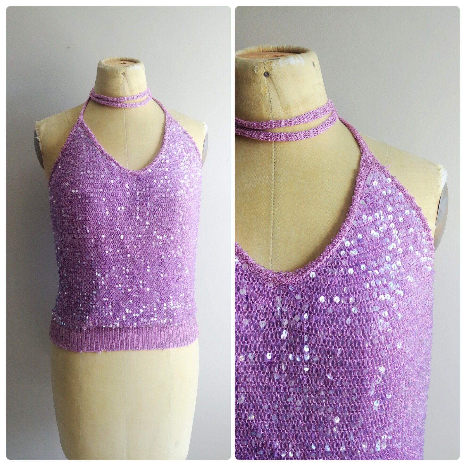 Purple sparkle best sale top