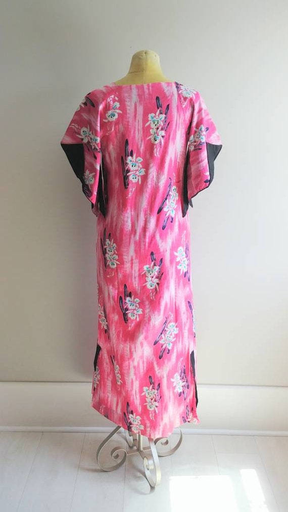 XS Vintage 1940s Hawaiian Dress Liberty House Fab… - image 5