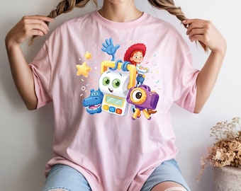 Vintage Toy Story 5 Movie Shirt, Disney Pixar Characters Tee, Jessie Tshirt