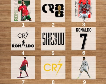 Cristiano Ronaldo Dtf Transfer, CR7 Ready to Press, Cristiano Ronaldo Iron On Print