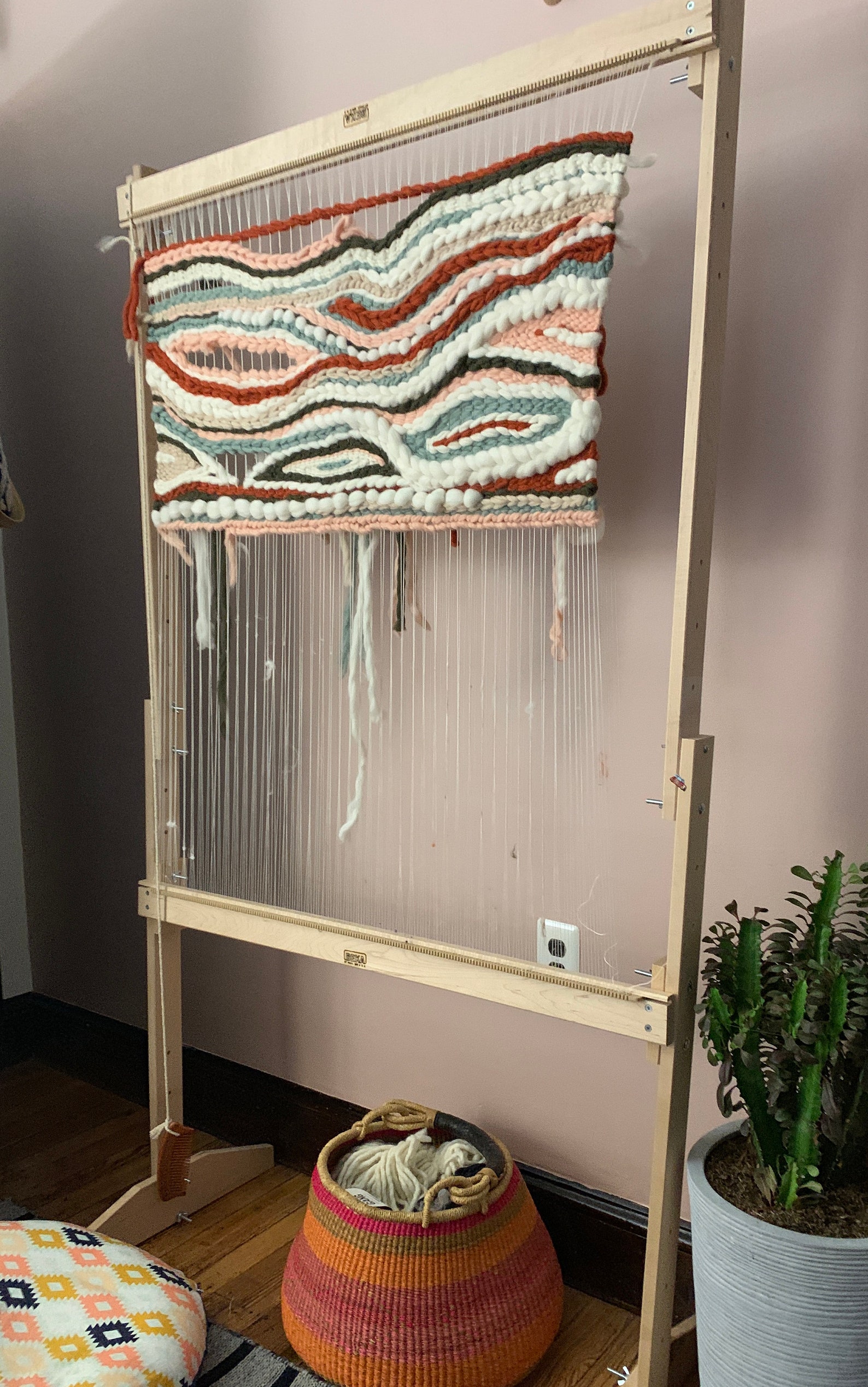 Extra Large Adjustable Tapestry Weaving Floor Loom 36 by 64 Etsy