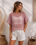 Crochet Mesh Top pattern for women Summer Crochet Cardigan Top Boho Beach Dress Lightweight Crochet Vest Pattern Download PDF product logo