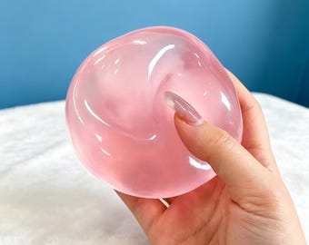 Coconut Oil Squishy Toy,Soft Stretchy Mochi Fidget Toy,Squishy Stress Relief Squeeze Toy,Sticky Malleable Anxiety Relief Sensory Toy