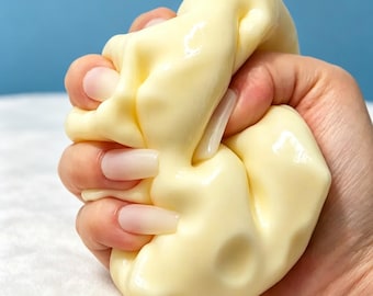 Giant Cheese Block Squishy,Cheese Stress Ball,Slow Rise Squishy Toy,Cute Fidget Toy,Stress Relief Squeeze Toy,Kawaii Squishy Decor
