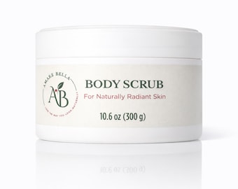 Mediterranean Sea Salt Body Scrub: Exfoliating, Hydrating, Natural Ingredients (Made in Italy)