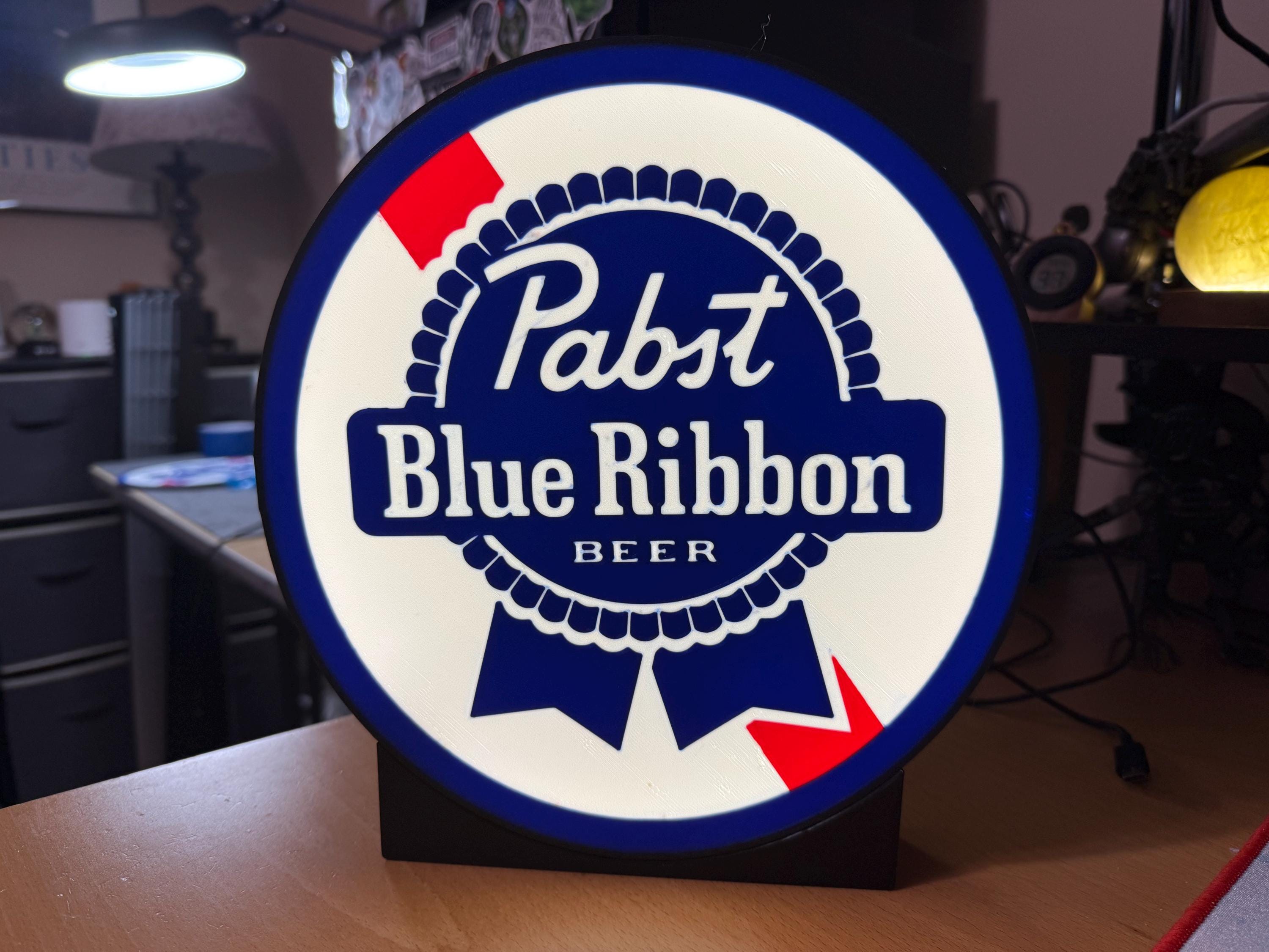 Beer Sign Blue Ribbon - Etsy