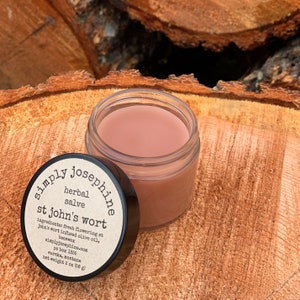 st johns wort salve + essential oil free