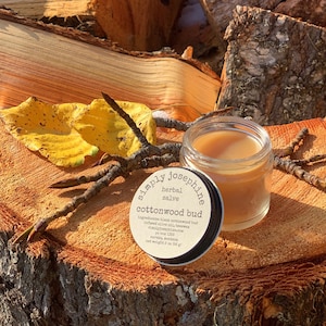 cottonwood bud salve + balm of gilead + cottonwood rub + simply josephine