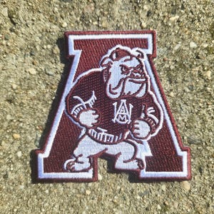 Écusson thermocollant de l'Université Alabama A&M 3" x 3,5"
