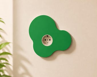 Placche per interruttori singoli e doppi e per prese elettriche - Motivo a nuvole