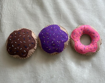 Handmade felt food pretend play sets