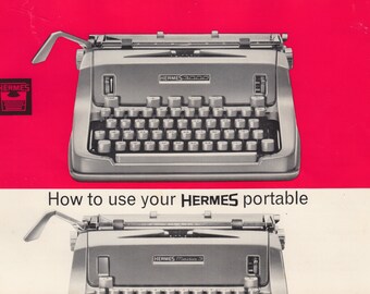 Hermes 3000 Máquina de escribir Manual del usuario Descarga digital instantánea