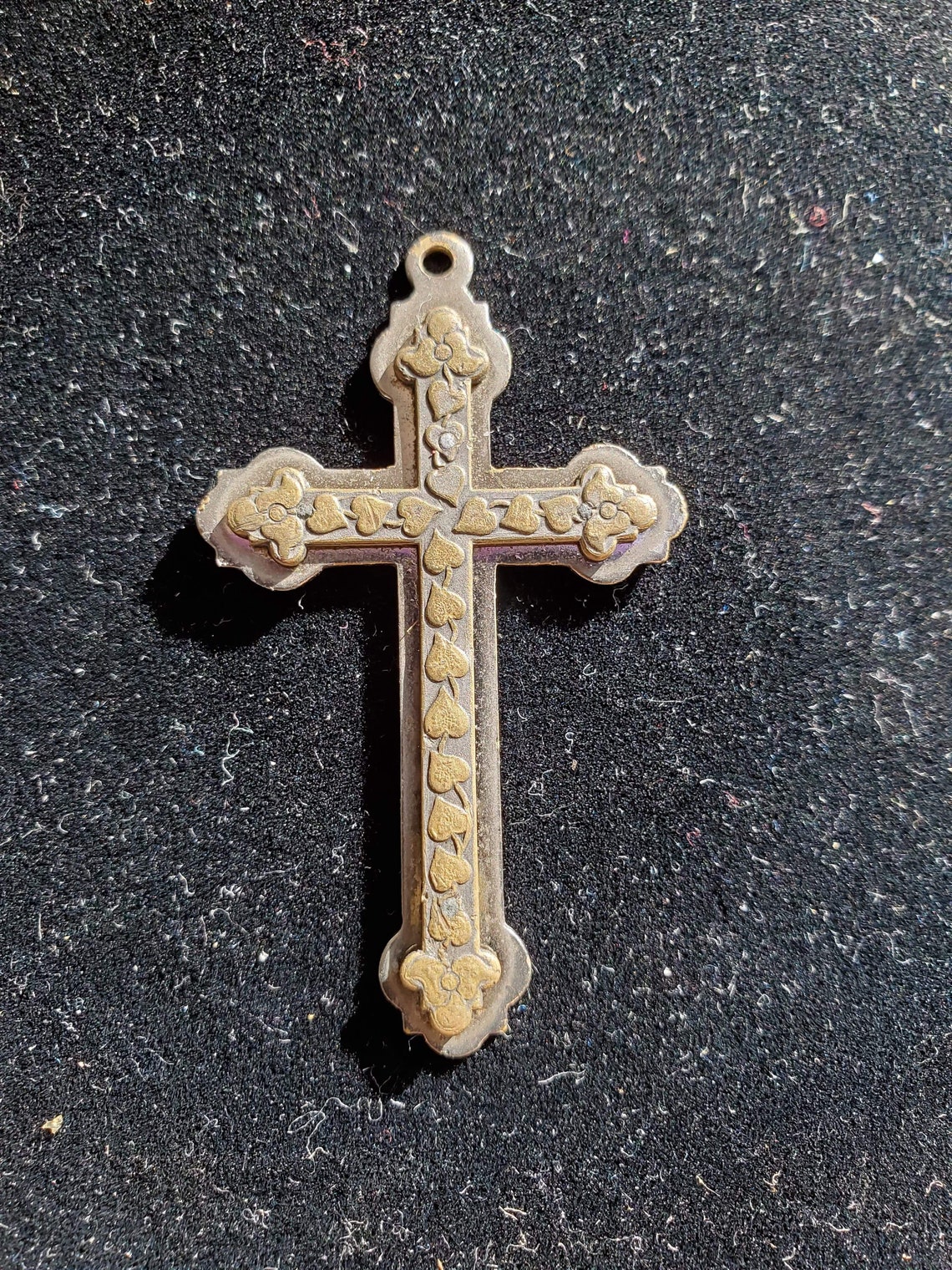 Sterling Silver Italy Cross Pendant Etsy