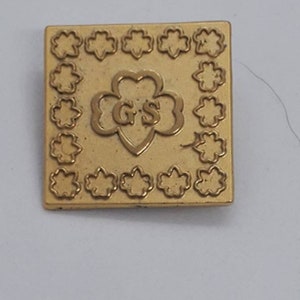Appreciation Pin Official Girl Scouts USA 1976 To 1979 Adult Girl S cout Leader COLLECTORS GIFT
