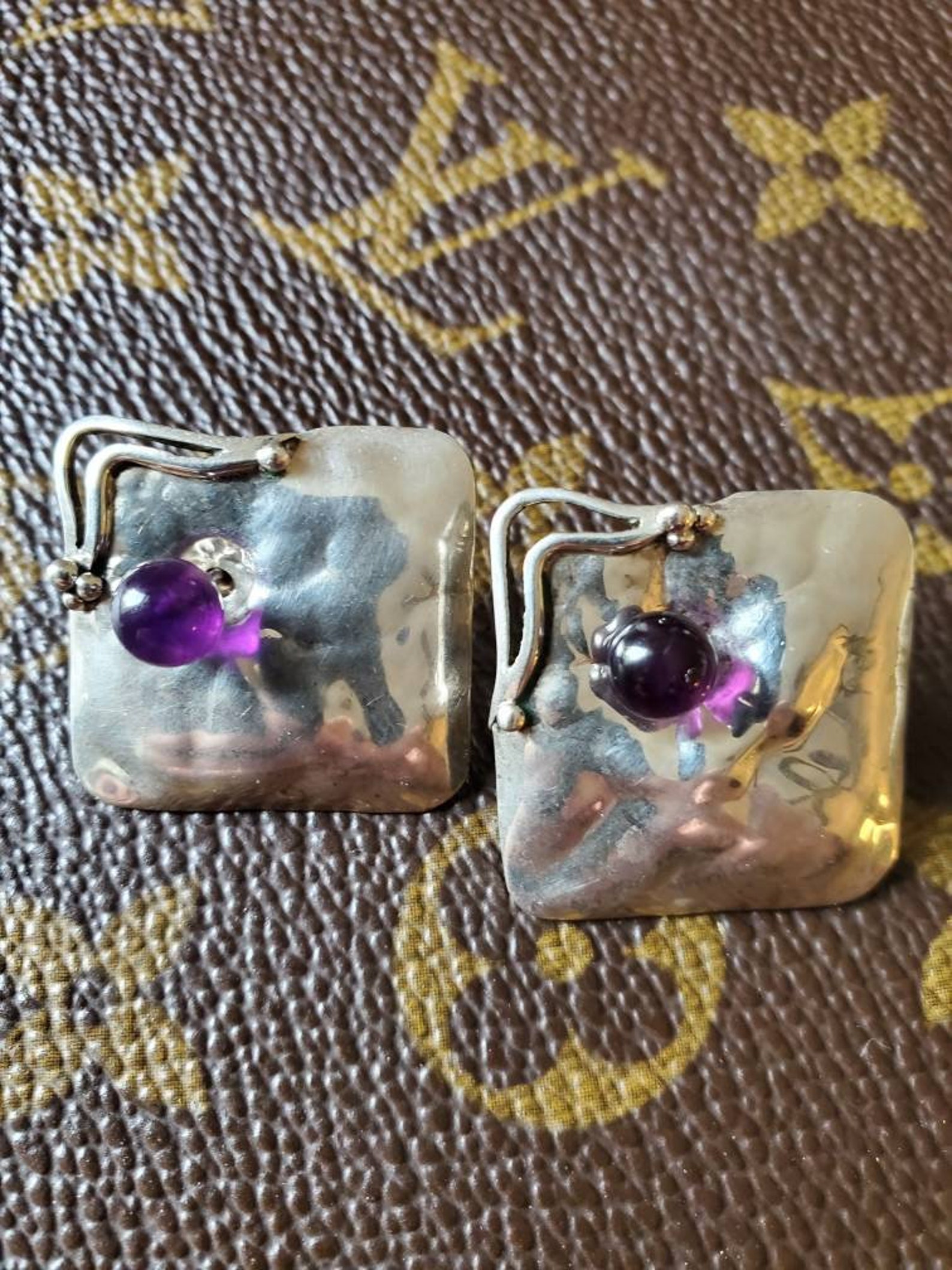 Very Rare Modernism J. Barnes Sterling Silver Earring Jackets Etsy