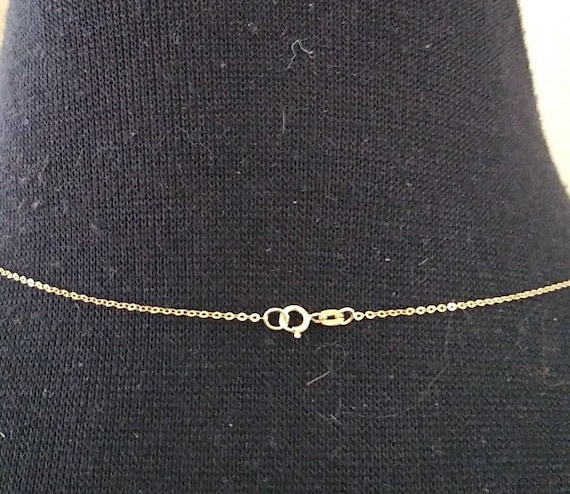 14k Yellow Gold Necklace with Cross - image 4