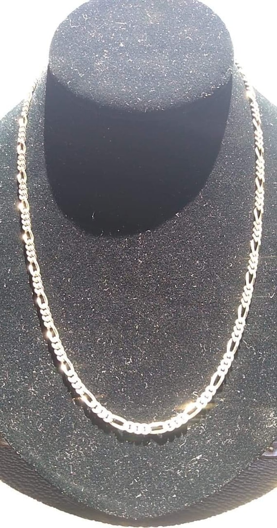 Sterling Silver Figaro Necklace