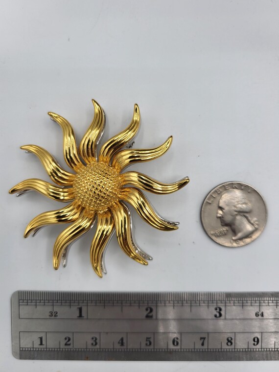 Kenneth Jay Lane KJL Rotating Gold Tone and/ Silv… - image 5