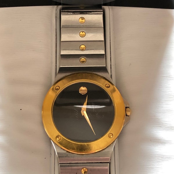 Movado Watch two tone museum sports edition Model # 0690843