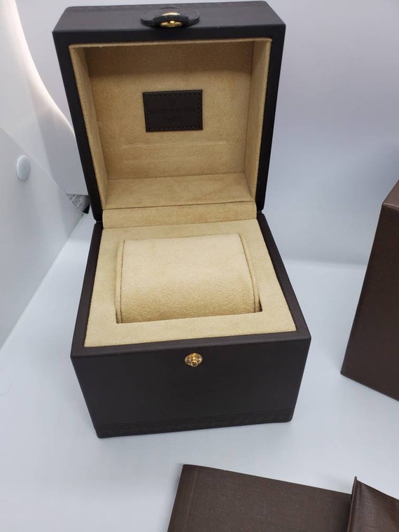 Louis Vuitton Vintage Watch Box With Original Outer Box and 