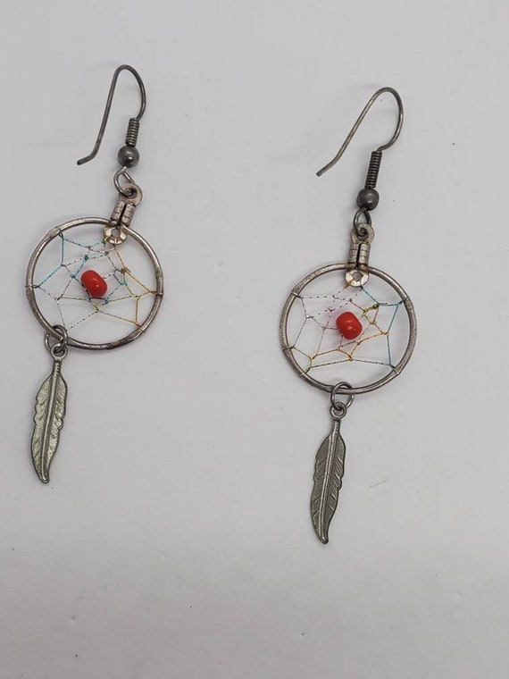 Dreamcatcher Navajo Anodized Aluminum Earrings - image 4