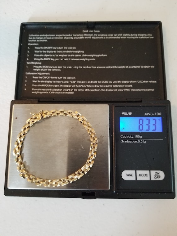 14k Yellow Gold Bracelet - image 6