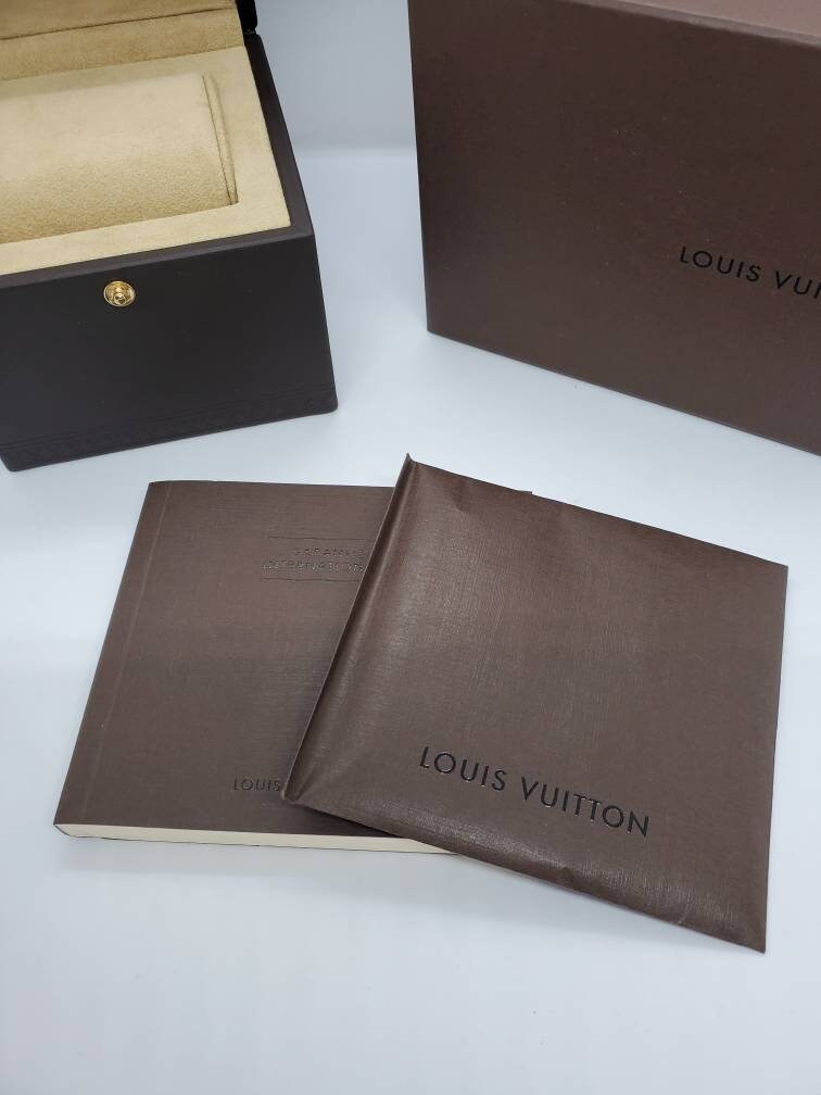 Louis Vuitton Vintage Watch Box With Original Outer Box and 