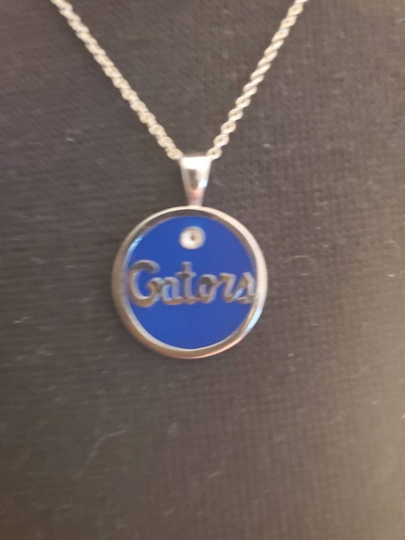 Gators Florida State Blue Enamel And Sterling Sil… - image 2