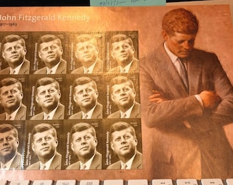 2017 President John Kennedy Pane of 12 Scott# 5175 (MNH) #206438917531