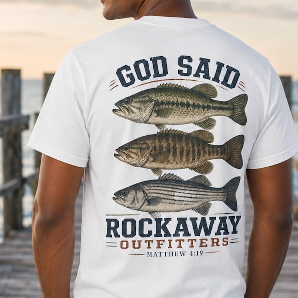 God Said Fish Tee (Matthew 4:19)
