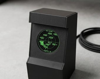 Radar de bureau, gadget de bureau (fonctionnel, affiche les données Opensky)