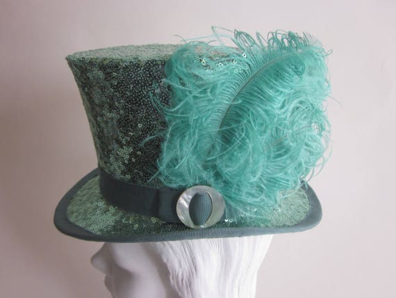 mint green sequin top