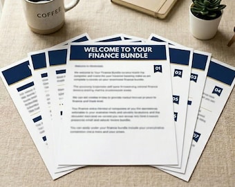 UK Personal Bank Bundle | 7 PDF Spickzettel + Google Sheets Tracker | Vollständiger UK Geldführer | Sofortdownload