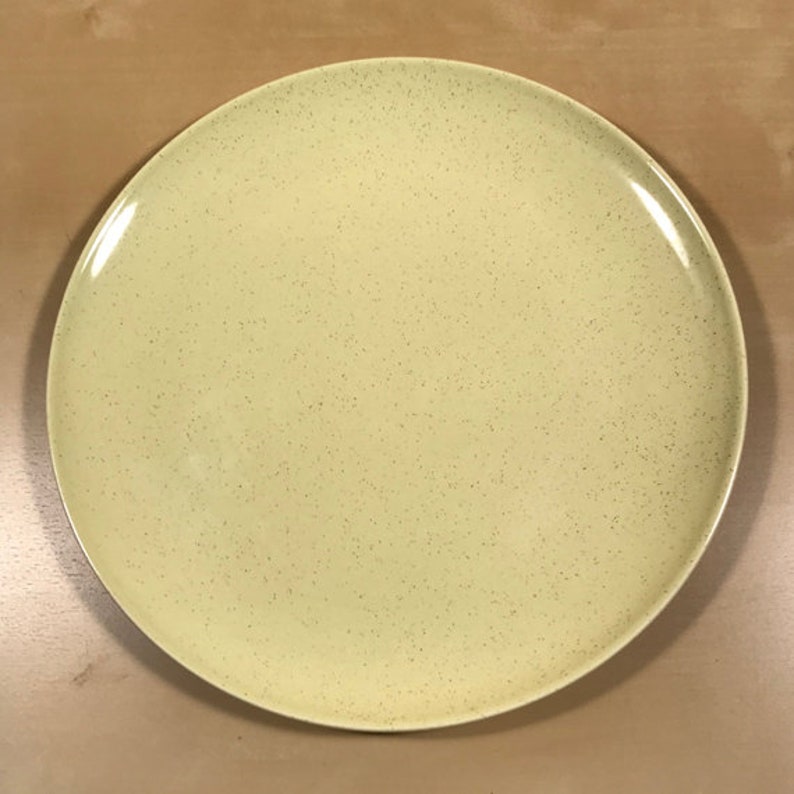 Vintage Taylor Smith and Taylor Pebbleford Plate in Sunburst Yellow