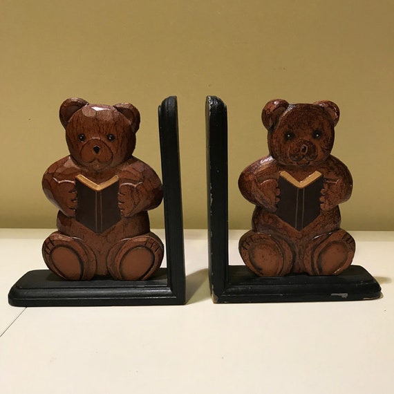 wooden teddy bears