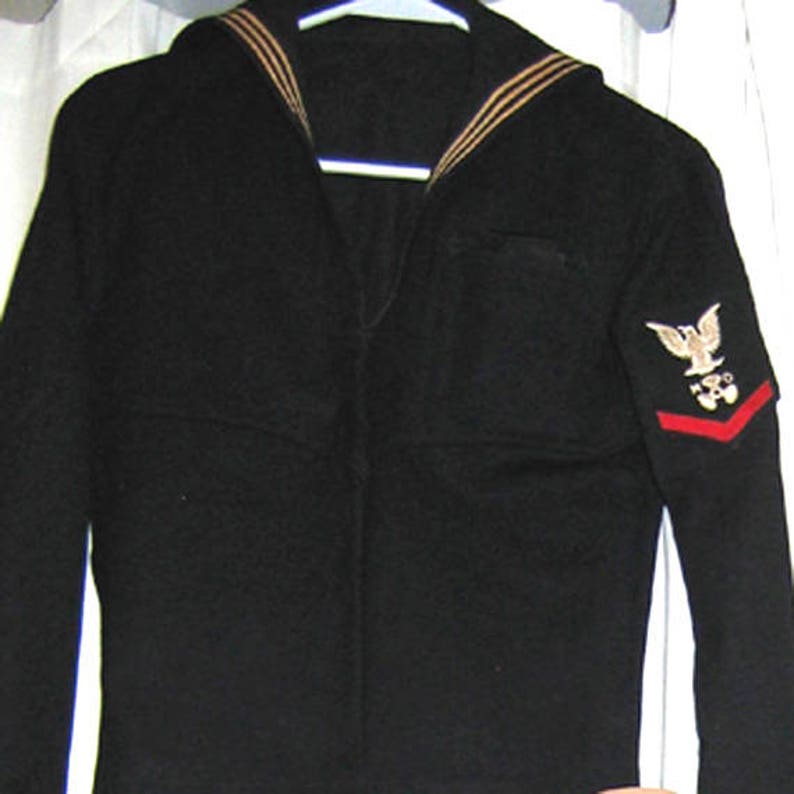 Historic Vintage World War II US Navy Winter Uniform 2 Wool - Etsy