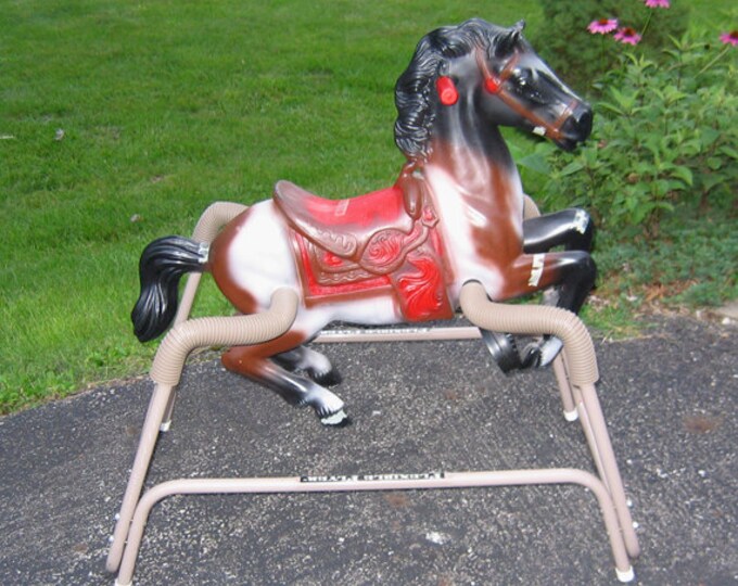 Vintage Flexible Flyer Hobby Horse, Spring Suspended - Etsy