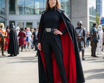 Star Wars Second Sister-cosplaykostuum - Jedi Fallen Order-schurkenoutfit - Handgemaakt Galactic Empire-pak