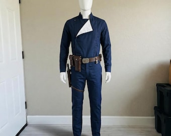 Star Wars Inspired Pilot Uniform Costume | Rebel Pilot Cosplay Set | Custom Made Shirt & Pants