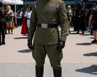 Star Wars Orson Krennic Imperial Officer Suit 3 Piece | Grand Admiral Inspired Uniform Cosplay Set Custom Fit
