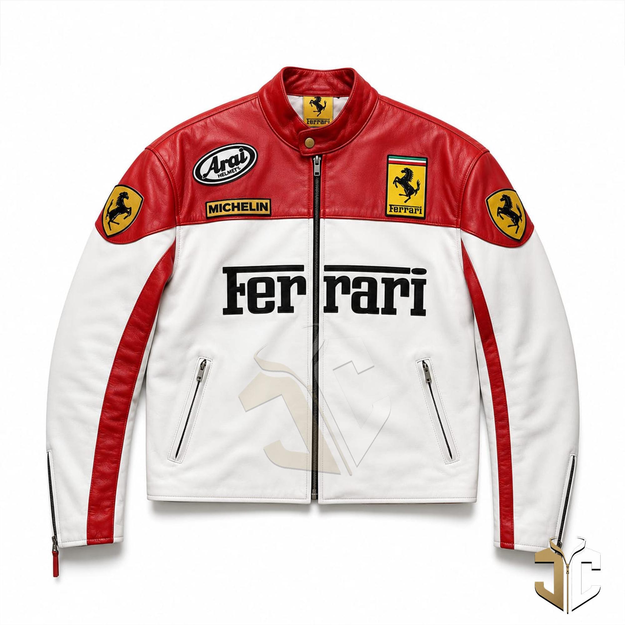 Ferrari red leather jacket - Etsy 日本