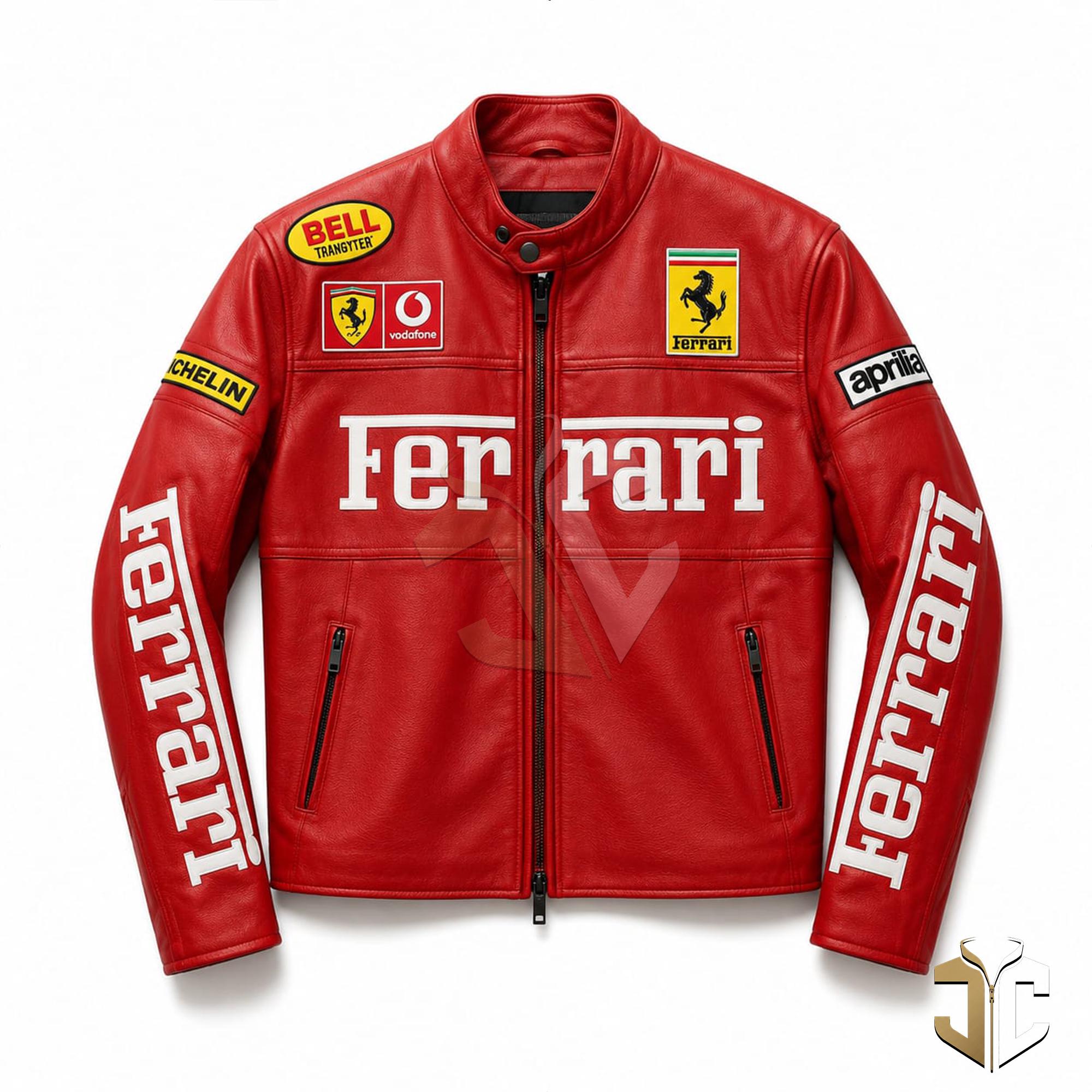 Ferrari レザージャケット Leather ferrari jacket - Etsy 日本