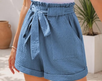 Shorts Pattern, Women Short, Beginner Shorts Pattern, Wide Leg Shorts , High Waist Wide Leg Shorts Pattern, Sewing Patterns Women